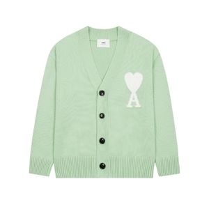 ami embroidered cardigan sweater